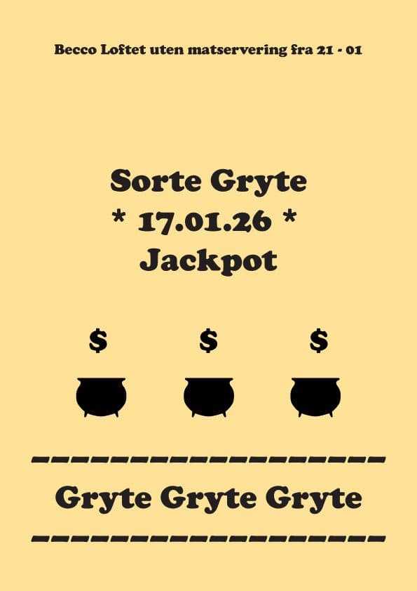 Jackpot - Sorte Gryte