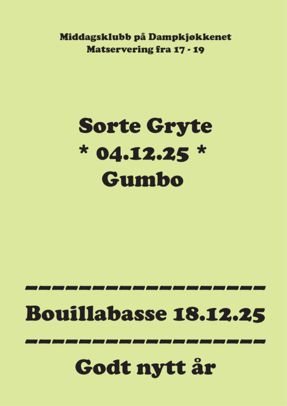 Sorte Gryte Gumbo